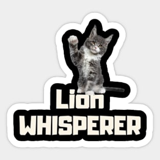 lion whispere pt2 Sticker